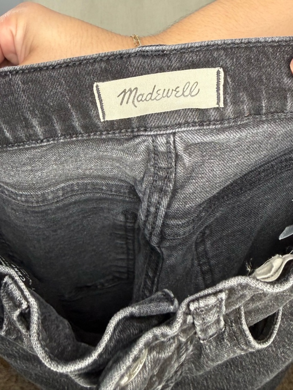 Madewell The Perfect Vintage Wide Leg Jean Size 24 - Picture 3 of 6